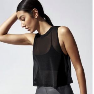 CARBON38 Sheer Crop Tank